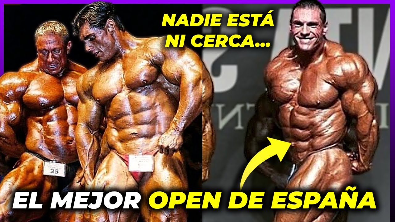 ESTE es el MEJOR CULTURISTA OPEN de ESPAÑA y NADIE está NI CERCA