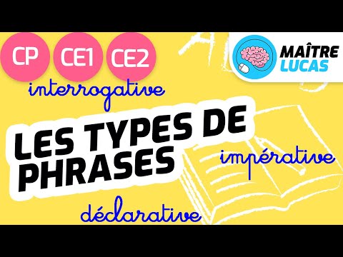 Vidéo: Pour les types de phrases ?