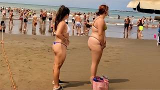 🇦🇷 Mar Del Plata Beach A Warm Day in Argentina