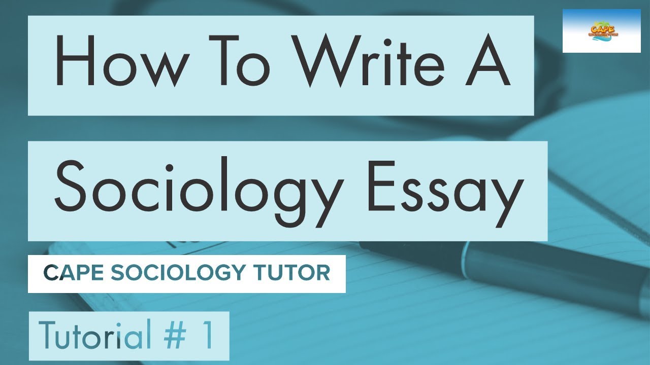 write essay about sociology