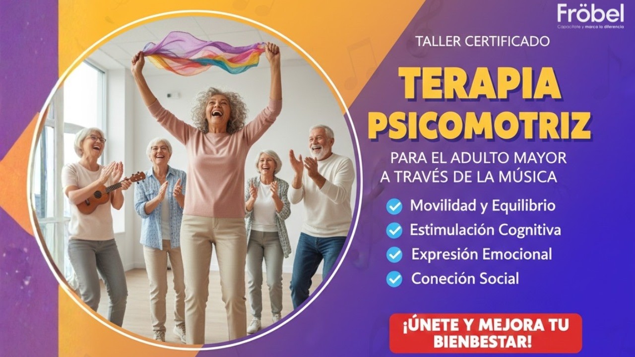 Terapia psicomotriz a través de la música para el adulto mayor