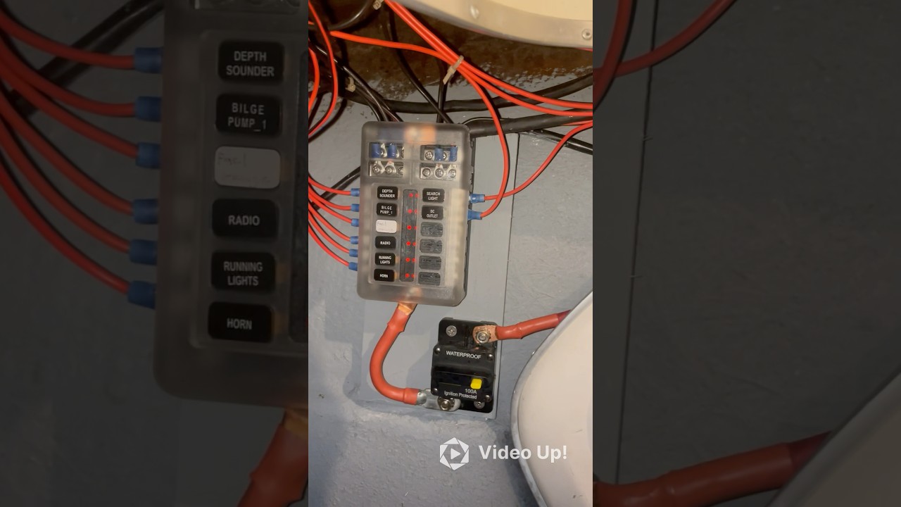 Добавлен предохранительный терминал&hellip; Как правильно перемонтировать проводку на лодке. Установка п...