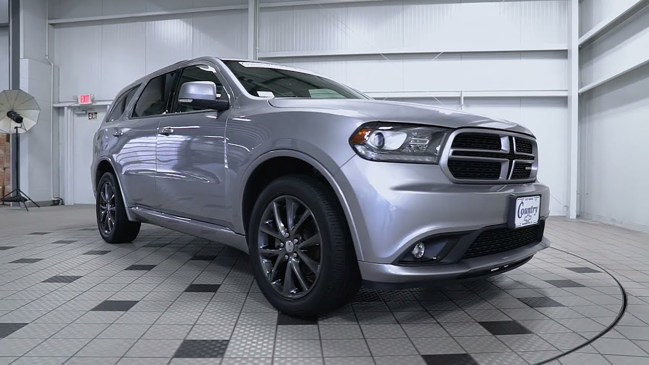 P4885 2018 Dodge Durango   Silver