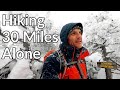 Hiking 30 Miles Alone in Adirondack Mountains // Winter 46er Seward Range