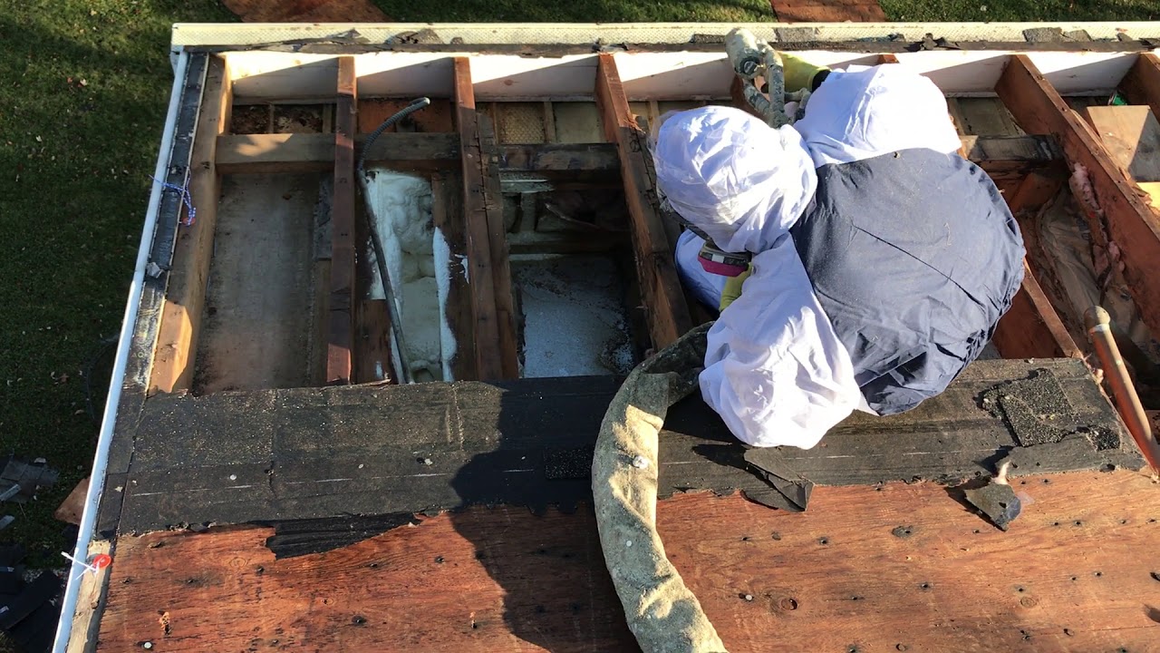 Spray Foam Insulation Install - YouTube
