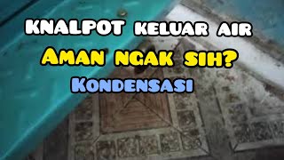 Aman gak sih, knalpot keluar air saat pagi hari??