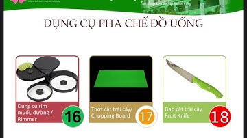 Giới thiệu các dụng cụ và ly trong quầy bar