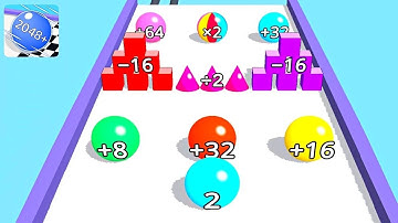 Multiballs Run 2048+ ! All Levels Gameplay (100-102) android,ios