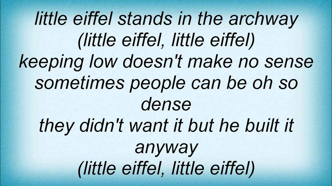 The Get Up Kids - Alec Eiffel Lyrics The Get Up Kids - Alec Eiffel Lyrics