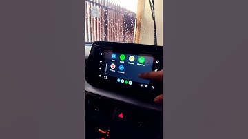 finally got Android auto split screen update just like apple car play #androidauto #newbreeza2022