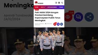 Polri Akhiri 2024 Dengan Prestasi Gemilang.