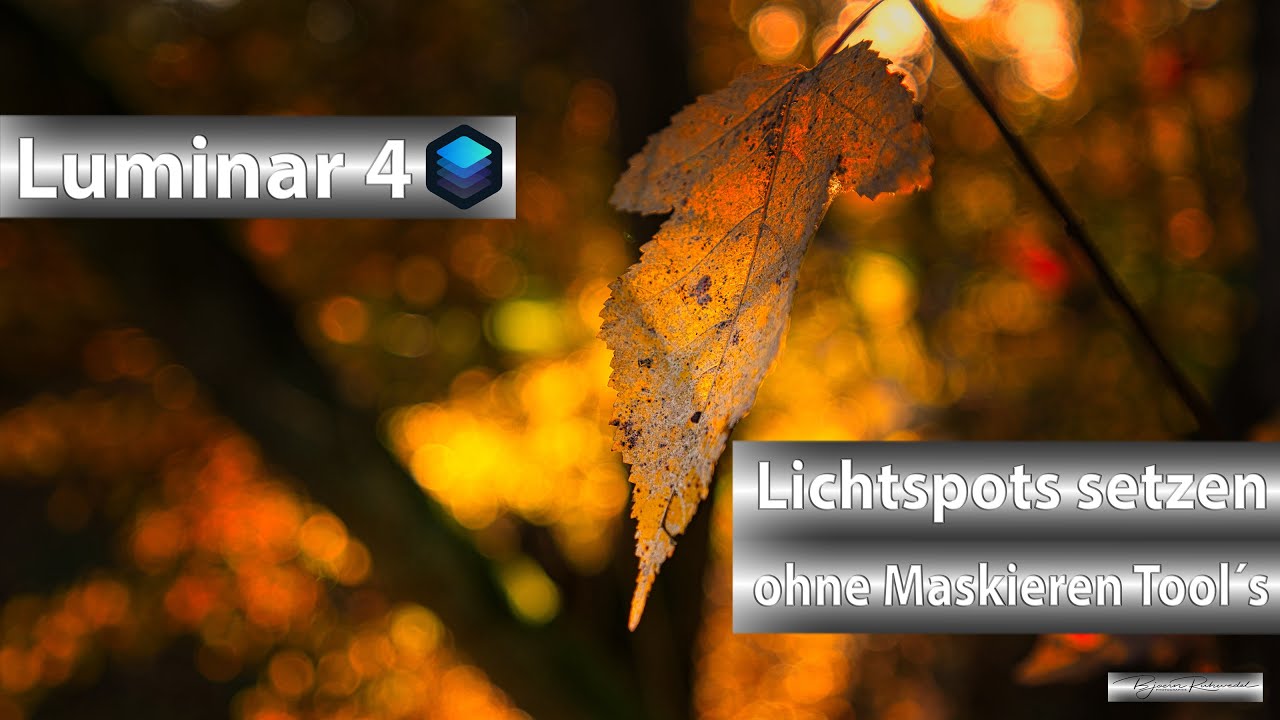 Luminar 4 - Lichtspots setzen ohne Maskieren Tools