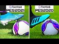 PES 2021 VS PES 2020 | GAMEPLAY COMPARISON