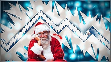 "SAD SANTA" 100% | Impossible Level | One Clip Run | Geometry Dash