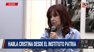 Cristina Kirchner En Instituto Patria + Robos En Los Cementerios + Persecución Y Choque En Castelar