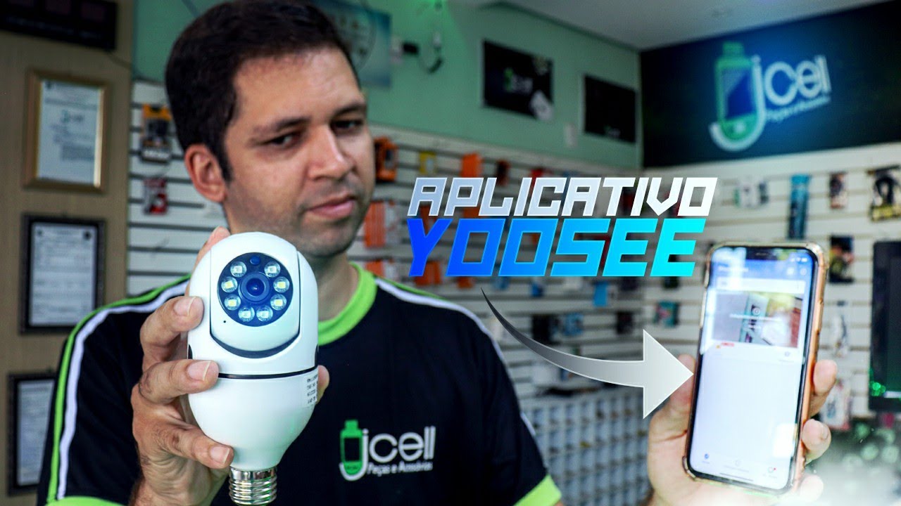 Câmera Wifi Giratória Estilo Lâmpada, (Bulb Monitoring H68) Saiba toda ...