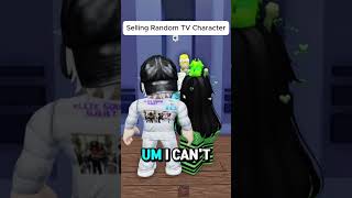 Selling random tv characters on Roblox #shorts #roblox #robloxvc