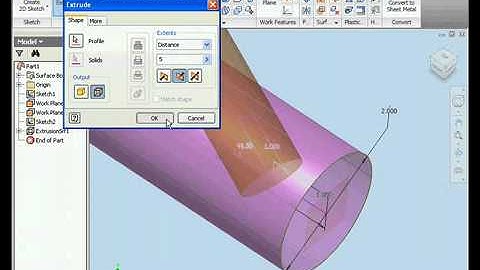 Autodesk Inventor 2010 Tutorial Surface Design   Video