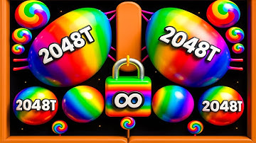 🌈 Blob Merge 3D Jelly 2048 🆚 Thief Puzzle 2048 Balls Gameplay | Epic Merge Showdown Battle 💥🔥 Ep-63