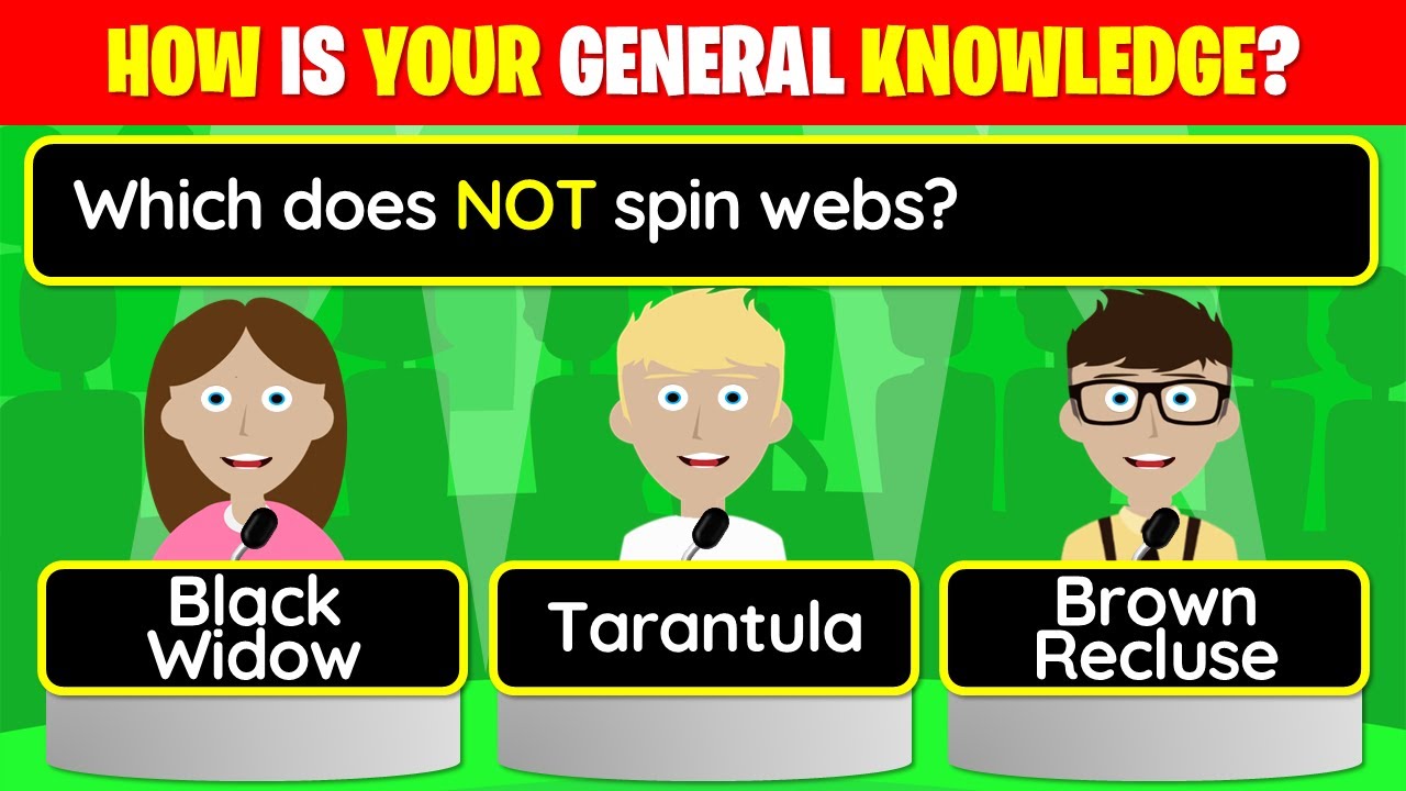 👉 40 вопросов викторины - Насколько хорошо ваши общие знания?! | 25-181
