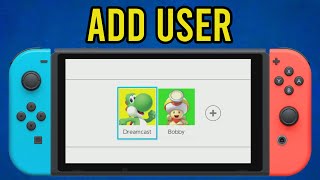 How to Set up an Additional User on Nintendo Switch | Add Profile for Game Saves | Second Person