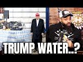 Trump Goes to East Palestine, OH and Brings Trump Water