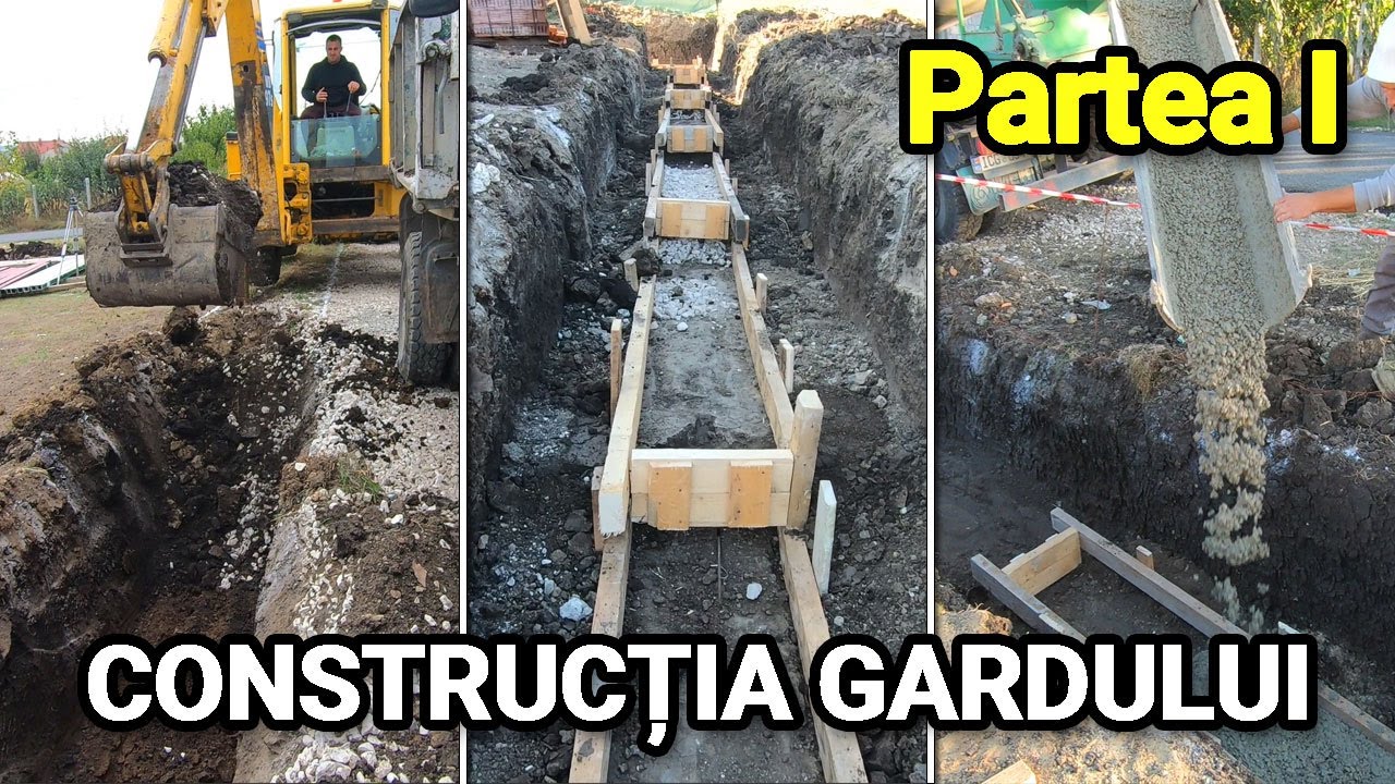 #102 Constructie gard – sapatura si betonul de egalizare. Partea I #casapasiva #passivehouse