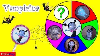 Spinning Wheel Game with Vampirina I 8 Surprises to find