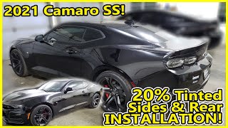 2021 Camaro SS gets Tinted Windows in 20% Sides and Rear