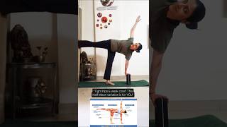 Tight hips and weak core? Try this✅️ #yoga #motivation #yogapractice #ytshorts #shortvideo #shorts