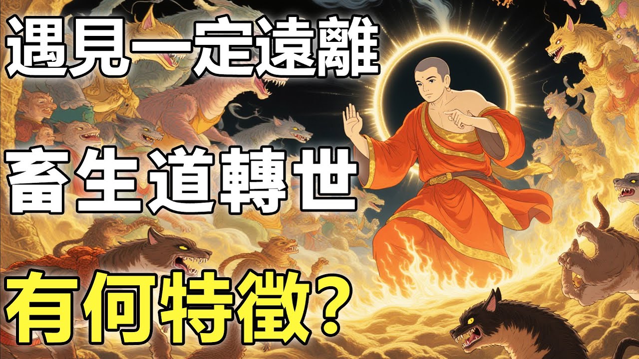 畜生道轉世有何特征?老和尚:看吃飯的碗就能知道!遇見一定要遠離【畜生道|因果|佛學】 - YouTube