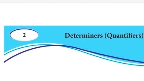 8TH ENGLISH REFRESHER COURSE MODULE ANSWER KEY FOR DETERMINERS