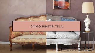 Cómo pintar tela con la pintura a la tiza Autentico Chalk Paint