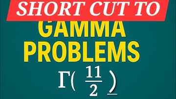 Shortcut to Solve Gamma Functions Problems | Fast & Easy Gamma Function Method✂️✂️✂️
