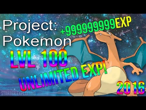 Roblox Project Pokemon Unlimited Exp Lvl 100 Hack 2016 Youtube - roblox project pokemon cheats irobux app