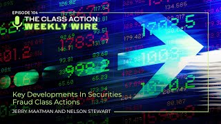 Episode 104: Key Developments In Securities Fraud Class Actions