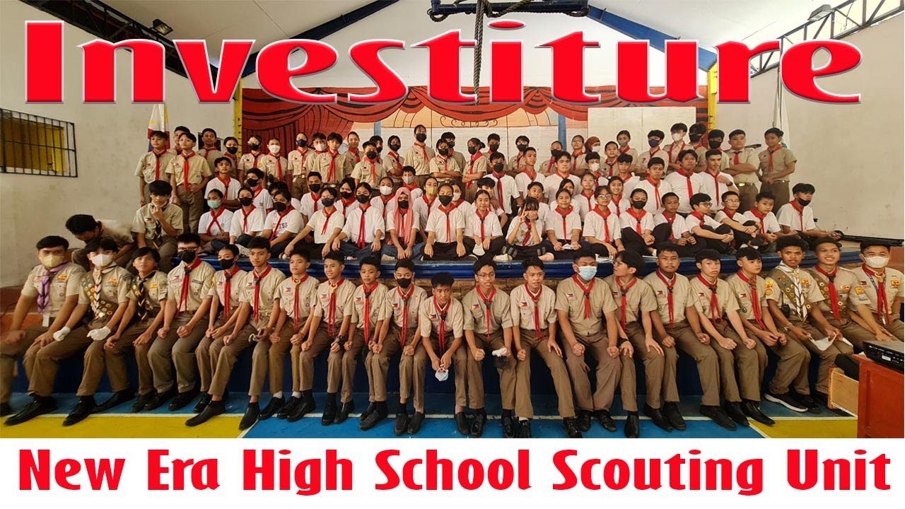 New Era High School Scouting Unit Investiture Ceremony YouTube