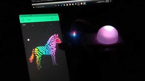 RGB light controlling with Blynk app and ESP 32.