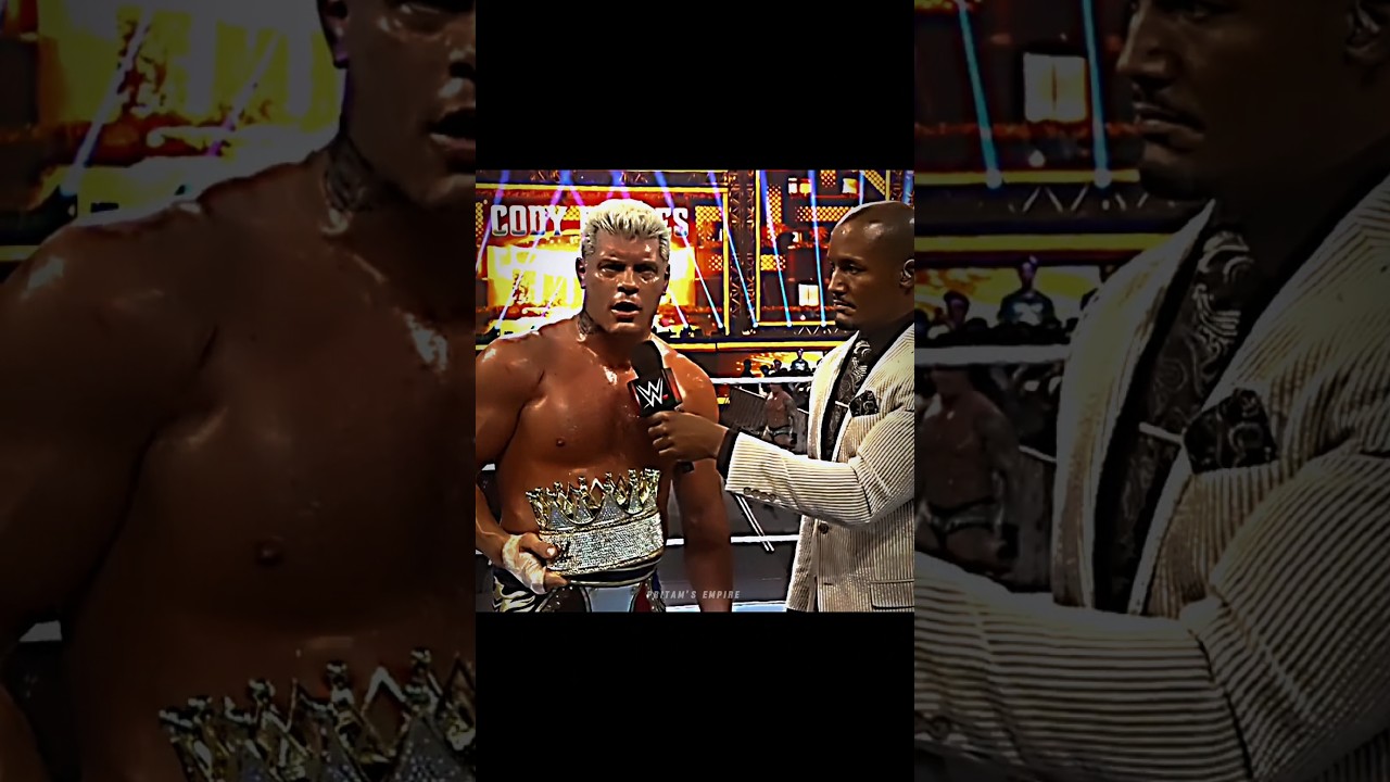 Cody Rhodes Respect Randy Orton 👀