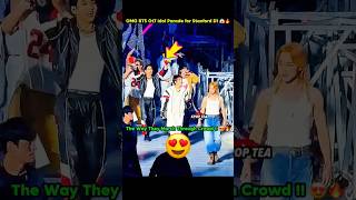 😍BTS Ot7 Idol Parade through crowd for stanford day1 concert #bts#btsshorts#taehyung#jungkook#jimin
