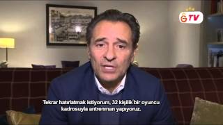 FUTBOL | Cesare Prandelli’den Açıklamalar