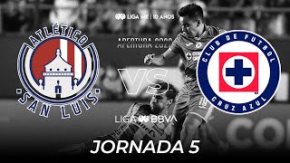 Resumen | San Luis vs Cruz Azul | Liga BBVA MX | Apertura 2022 - Jornada 5