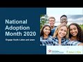 National Adoption Month webinar: Engage Youth  Listen and Learn