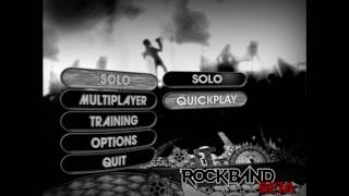 Rock Band Beta Theme Menus
