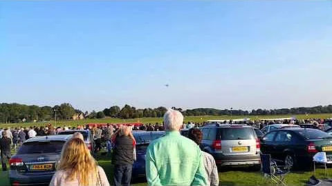 The last Vulcan airshow display.  XH558 R.I.P. (with Tower/Vulcan communication)