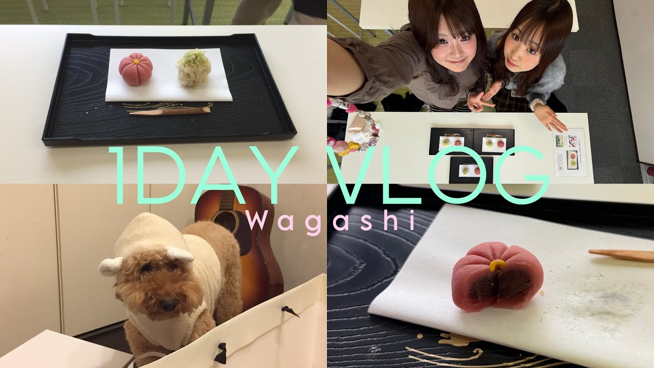 ぽむの休日Vlog ~和菓子編~ ♬