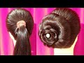This!! Big juda hairstyle for thin hair with clutcher || easy twisted updo | Simple hairstyle