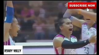 4 SPIKE APRILIA MANGANANG BIKIN PEMAIN THAILAND KAPOK.!!!