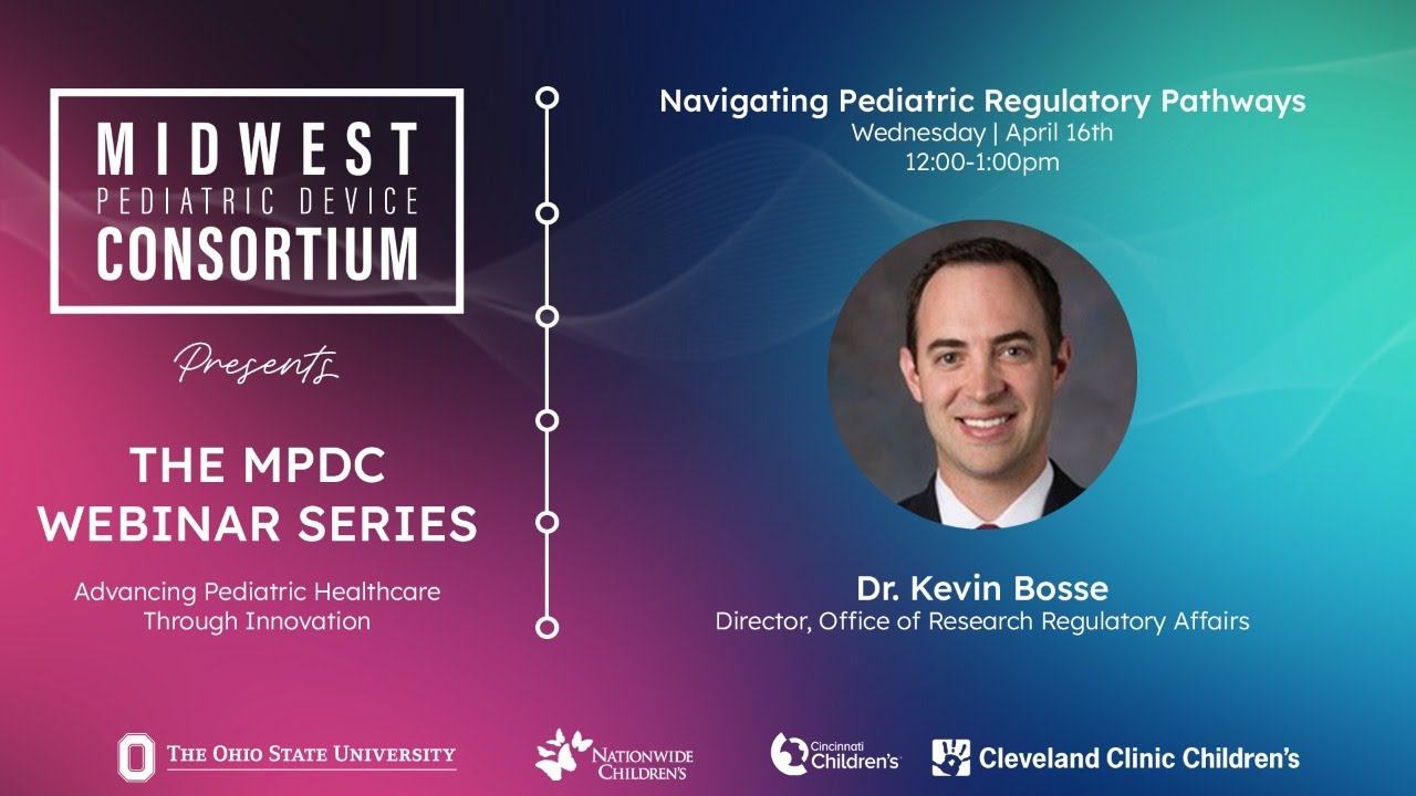MPDC Webinar Series #1 | Navigating Pediatric Regulatory Pathways - YouTube