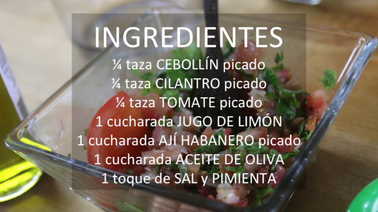 How to make PICO DE GALLO at home